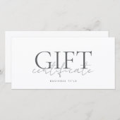 Printable Gift Kaart Sjabloon Gemakkelijk aan te p (Voorkant / Achterkant)
