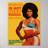 Printable Gym Poster Fitness Art Print Gym Wall Ar (Voorkant)