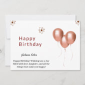 Printable Happy Birthday Kaart (Voorkant)