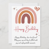 Printable Happy Birthday Kaart (Voorkant)
