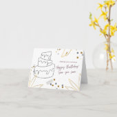 Printable Happy Birthday Ontwerp Uw Eigen Kaarten (Gele Bloem)