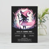 Printable Happy Wizard Verjaardag Kaart (Staand voorkant)