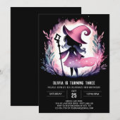 Printable Happy Wizard Verjaardag Kaart (Voorkant / Achterkant)