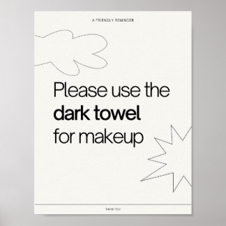 Printable herinnering hostel bed & breakfast info poster