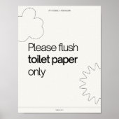 Printable herinnering hostel bed & breakfast info poster (Voorkant)