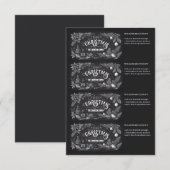 Printable Homemade Christmas Gift Labels Kaart (Voorkant / Achterkant)