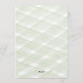 Printable Hydrangea Wedding RSVP Cards Kaart (Achterkant)