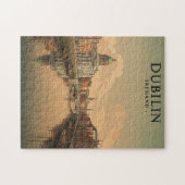 Printable Ireland Dublin Travel Art –  Legpuzzel (Horizontaal)