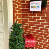 Printable Kerstmis Levering Driver Dank u teken Poster