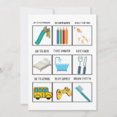 PRINTABLE KINDER ROUTINE FEESTDAGENKAART (Voorkant)