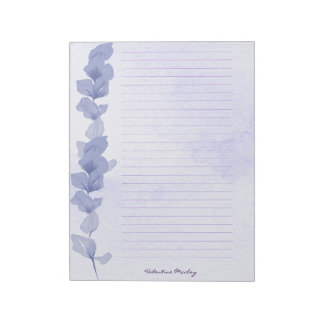Printable Lavender Lined Paper – Personalized Notitieblok