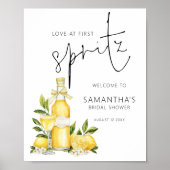 Printable Love First Spritz Welkom Vrijgezellenfee Poster (Voorkant)