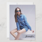 Printable MOdeling Comp Card Kaart (Voorkant)