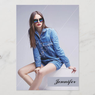 Printable MOdeling Comp Card Kaart