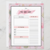 Printable Monthly Planner Template (Achterkant)