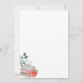 Printable School Teacher Pensioen Party Sjabloon Kaart (Achterkant)