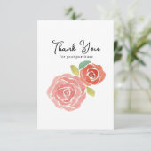 Printable Small Business Custom Logo Hartelijk dan Kaart (Staand voorkant)