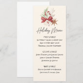Printable Sweet Treats Holiday Menu Kaart (Voorkant / Achterkant)