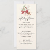 Printable Sweet Treats Holiday Menu Kaart (Voorkant)