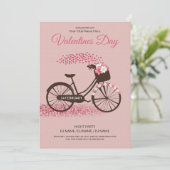 Printable Valentijns  Party brochure Sjabloon Kaart (Staand voorkant)