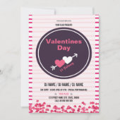 Printable Valentijns  Party brochure Sjabloon Kaart (Voorkant)
