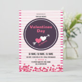 Printable Valentijns  Party brochure Sjabloon Kaart (Staand voorkant)