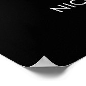 Printable Wedding Sign Party begint hier Moderne Poster (Hoek)
