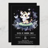 Printable Woodland Tiger Birthday Kaart (Voorkant / Achterkant)