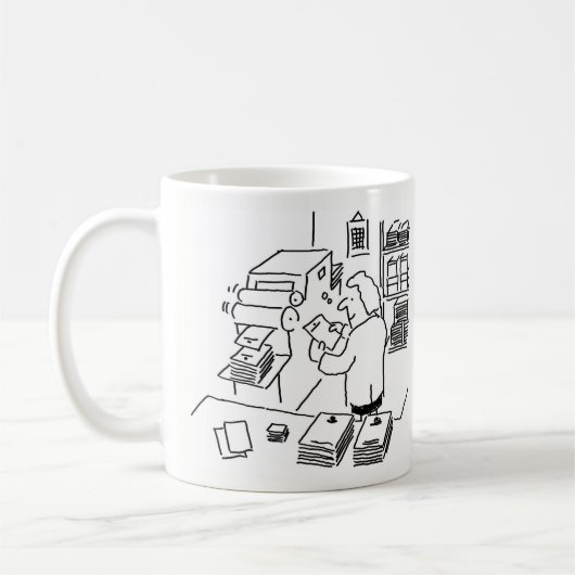 Printafdeling Print Worker Litho Printing Koffiemok (Links)