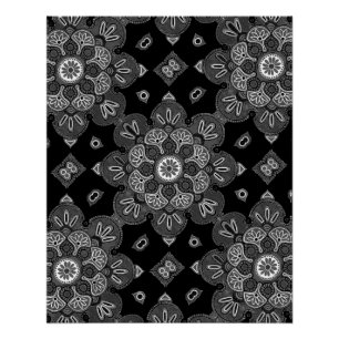 Printbaar Poster met Medallion Design