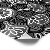 Printbaar Poster met Medallion Design (Hoek)