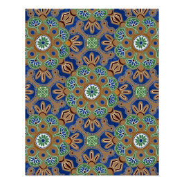 Printbaar Poster met Medallion ontwerp