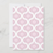 Printbaar Roos Confetti Kant Retro Scrapbook Papie Kaart (Voorkant)