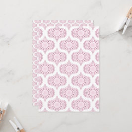 Printbaar Roos Confetti Kant Retro Scrapbook Papie Kaart