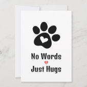 Printbare Condoleance Kaart voor Vriend, Pet Loss (Voorkant)