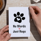 Printbare Condoleance Kaart voor Vriend, Pet Loss 