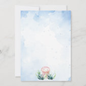 Printbare uitnodiging voor eerste verjaardag kust (Achterkant)