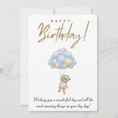 Printbare verjaardagsverjaardag Kaart (Voorkant)