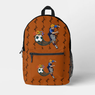 Printed Backpack ECC,mochila gol Bedrukte Rugzak