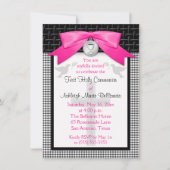 PRINTED BOW First Heilige Communauteit Uitnodiging (Voorkant)