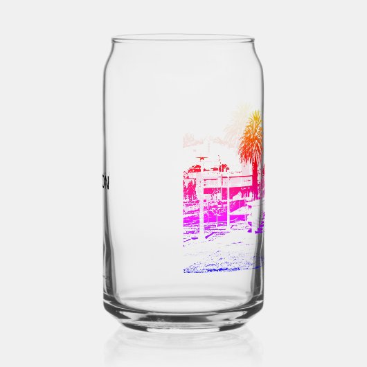 Printed can glass blikvorm glas (Rechts)