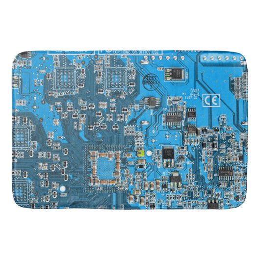 Printed Circuit Assembly PCB Blue Circuit Board Badmat (Voorkant)
