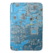 Printed Circuit Assembly PCB Blue Circuit Board Badmat (Voorkant Verticaal)