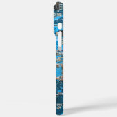 Printed Circuit Assembly PCB Blue Circuit Board Case-Mate iPhone Case (Achterkant / Links)
