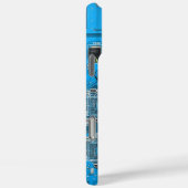 Printed Circuit Assembly PCB Blue Circuit Board Case-Mate iPhone Case (Achterkant / Rechts)