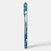 Printed Circuit Assembly PCB Blue Circuit Board Case-Mate iPhone Case (Achterkant / Links)