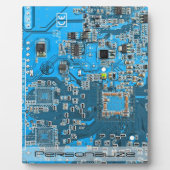 Printed Circuit Assembly PCB Blue Circuit Board Fotoplaat (Voorkant)