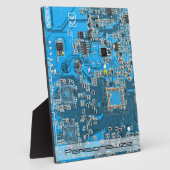 Printed Circuit Assembly PCB Blue Circuit Board Fotoplaat (Zijkant)