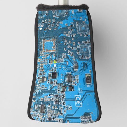 Printed Circuit Assembly PCB Blue Circuit Board Golfheadcover (Draai 90)