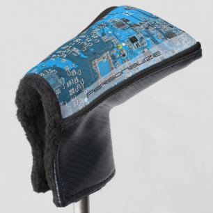 Printed Circuit Assembly PCB Blue Circuit Board Golfheadcover